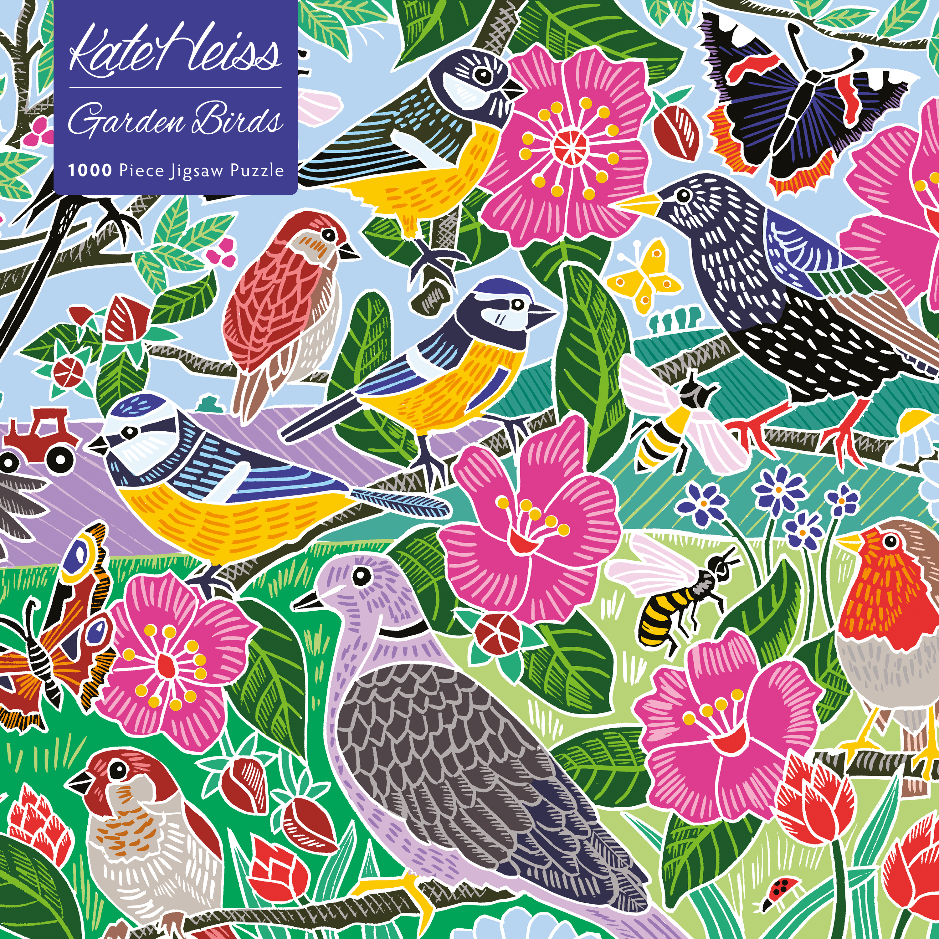 Kate Heiss: Garden Birds (1000 pieces)