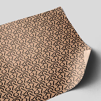 Gift wrapping paper 1-pack + Gift lace 3-pack