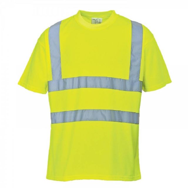 Reflex Crow Neck T-shirt - Gul - 2