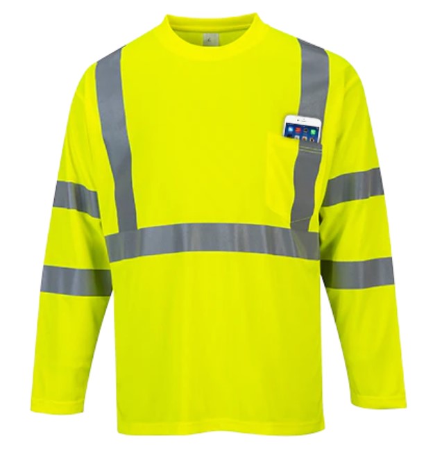 Reflex Crow Neck Långarmad T-shirt - Gul