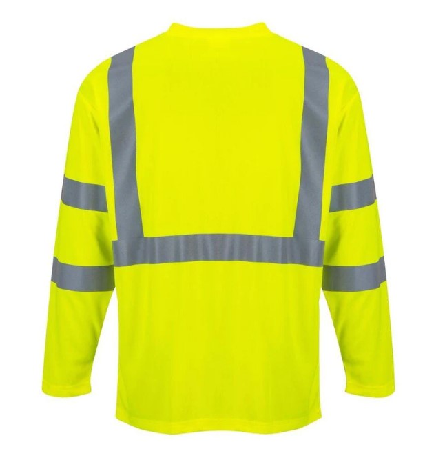Reflex Crow Neck Långarmad T-shirt - Gul - 2