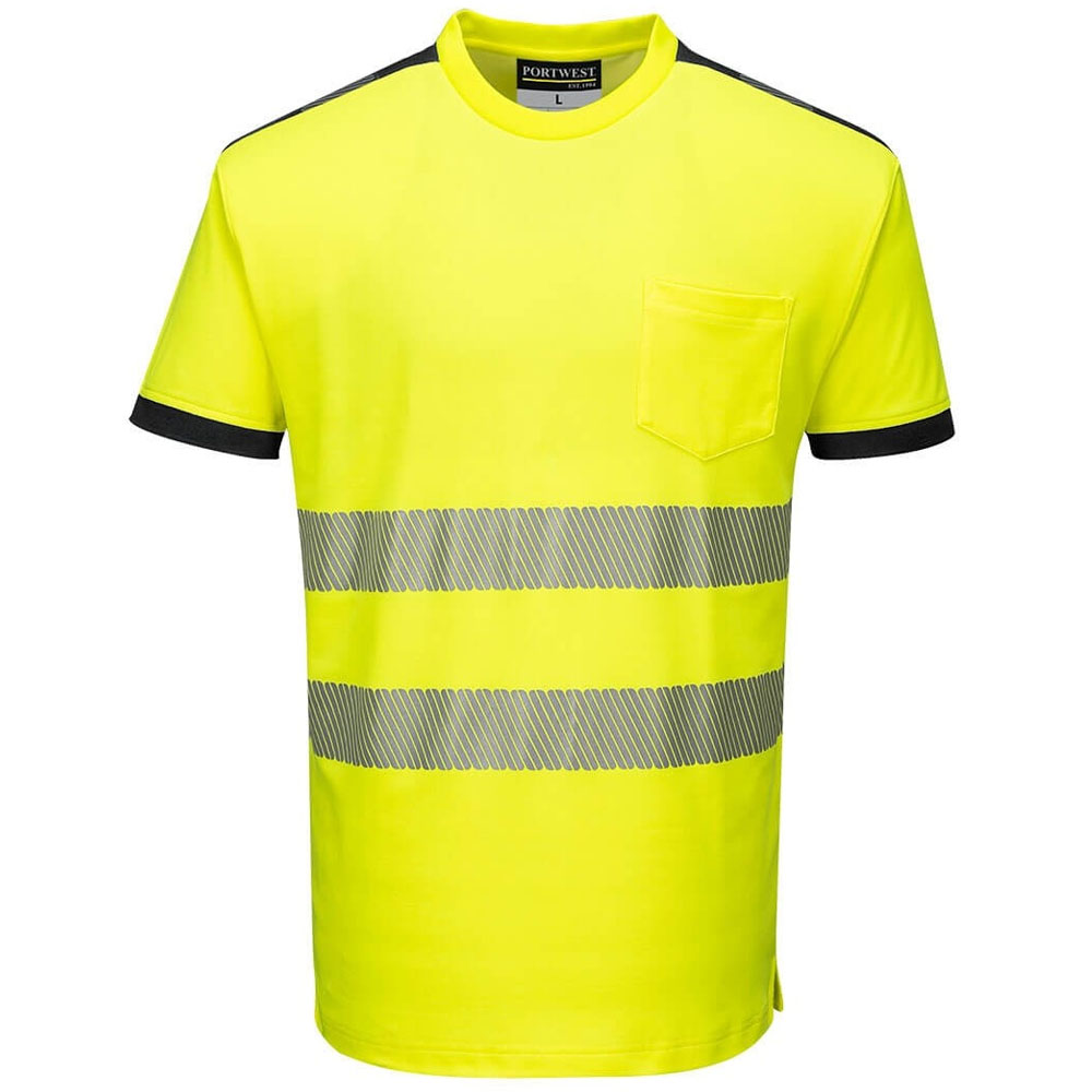 Reflex Crow Neck T-shirt - Gul