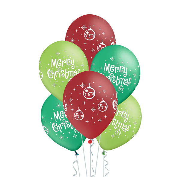 Ballongbukett - Jul "Merry Christmas"