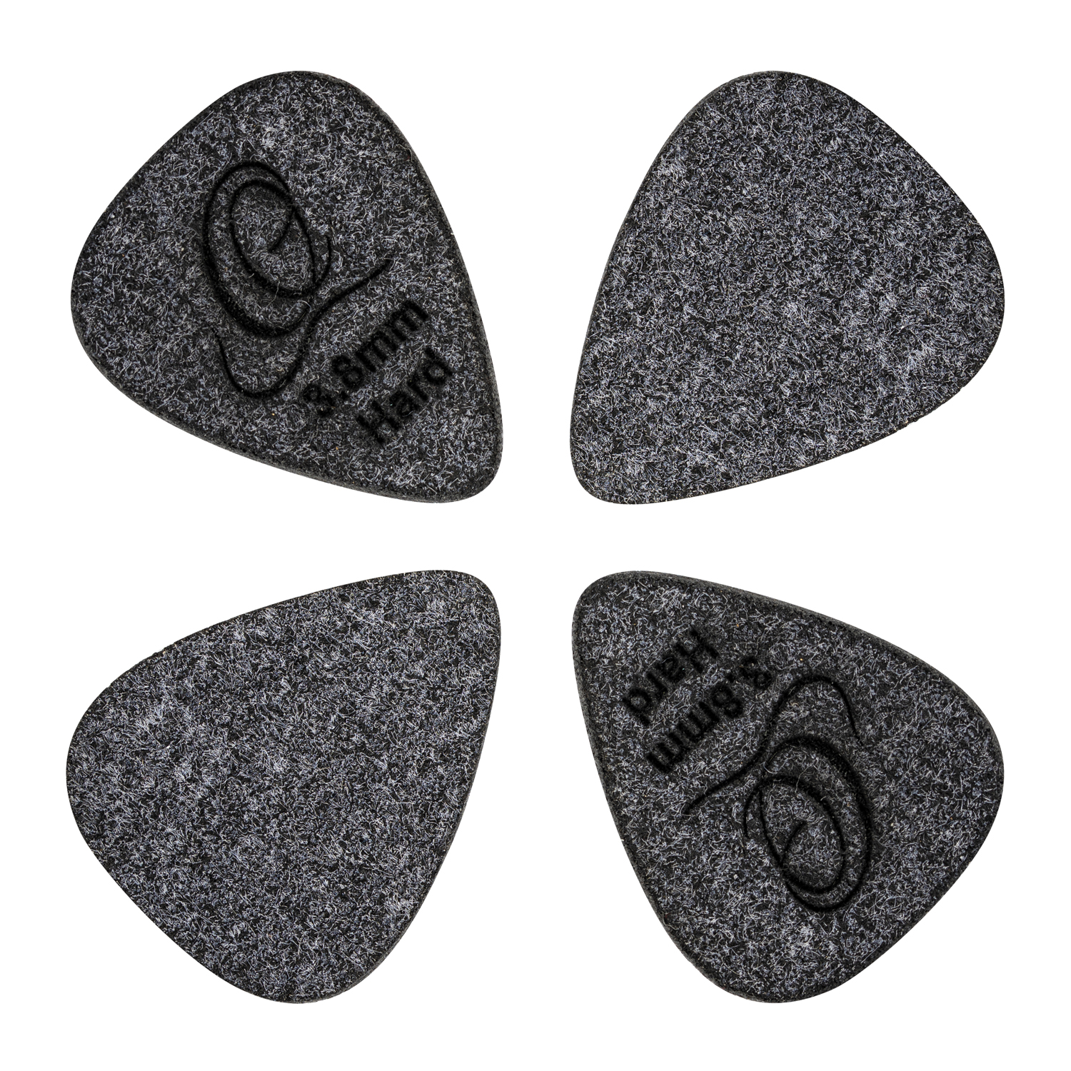 Ortega OGP-FTH Plektrum Flex Tech för ukulele, Hard 4-pack