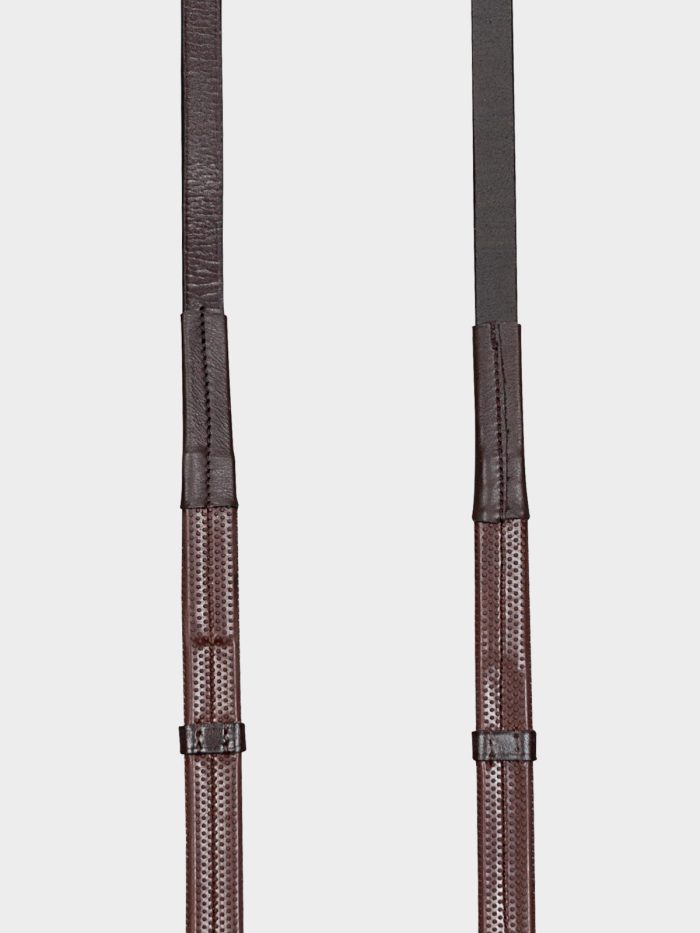 Gummitygel Equiline med stoppar 4/8'' brun