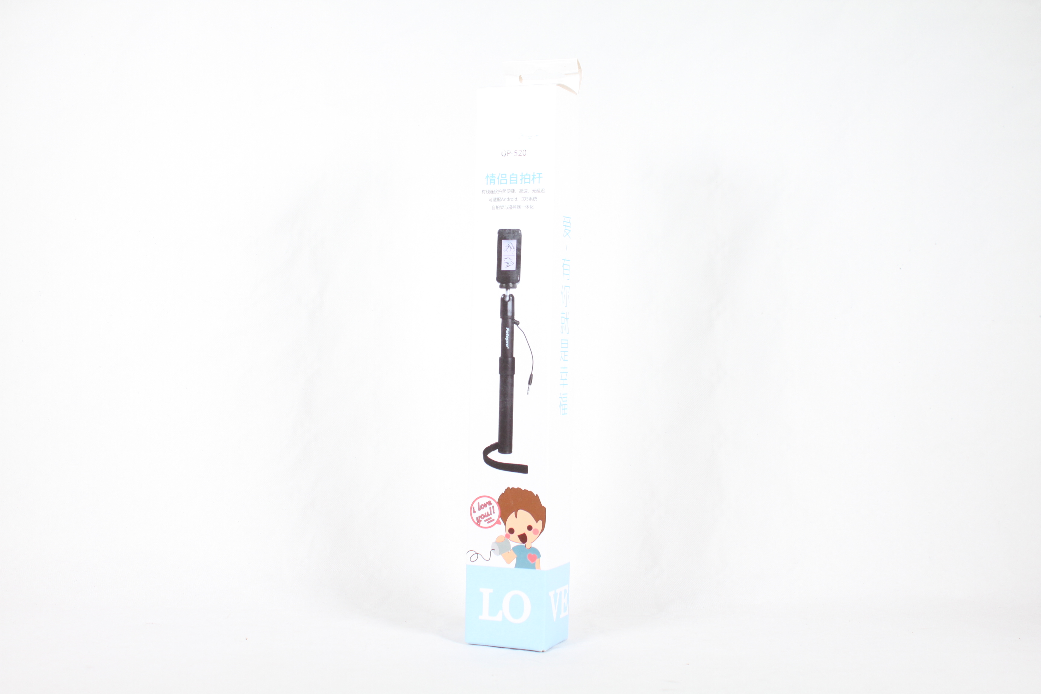 Fotopro QP-520 Selfie-stick - NY OÖPPNAD