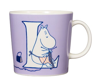Arabia Moomin mug 40 cl - Letter mug "L"