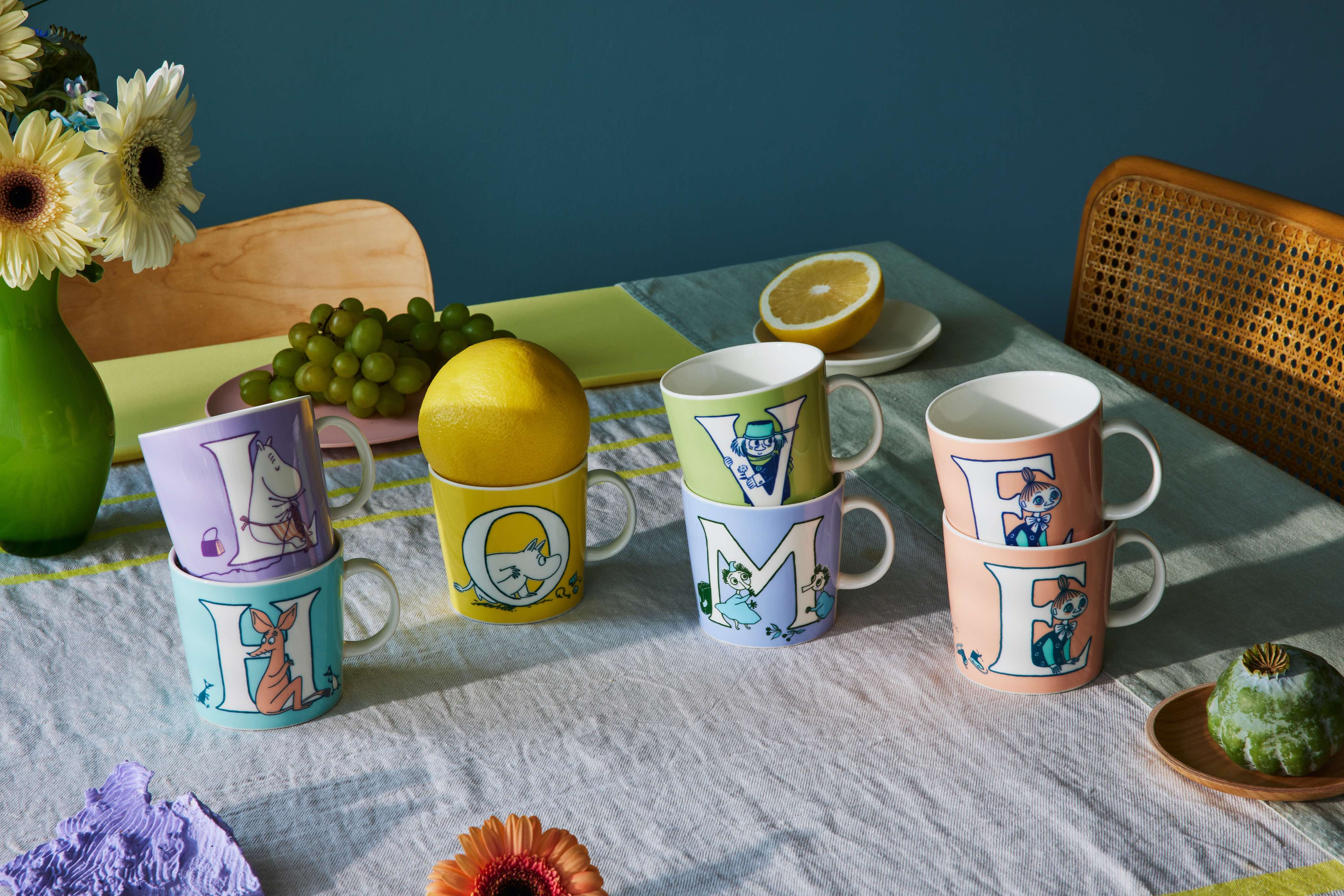 Arabia Moomin mug 40 cl - Letter mug "H" - 5