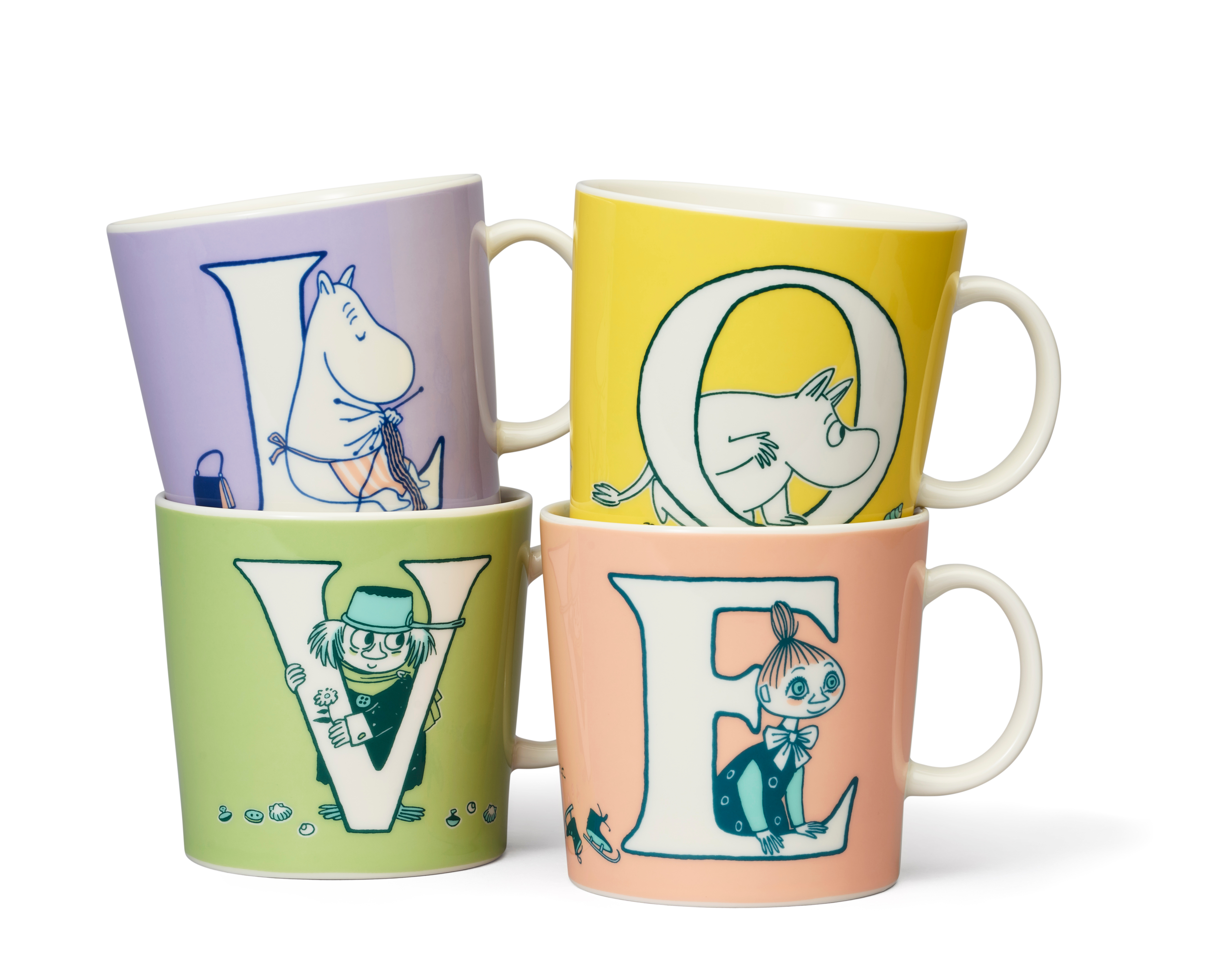 Arabia Moomin mug 40 cl - Letter mug "H" - 4