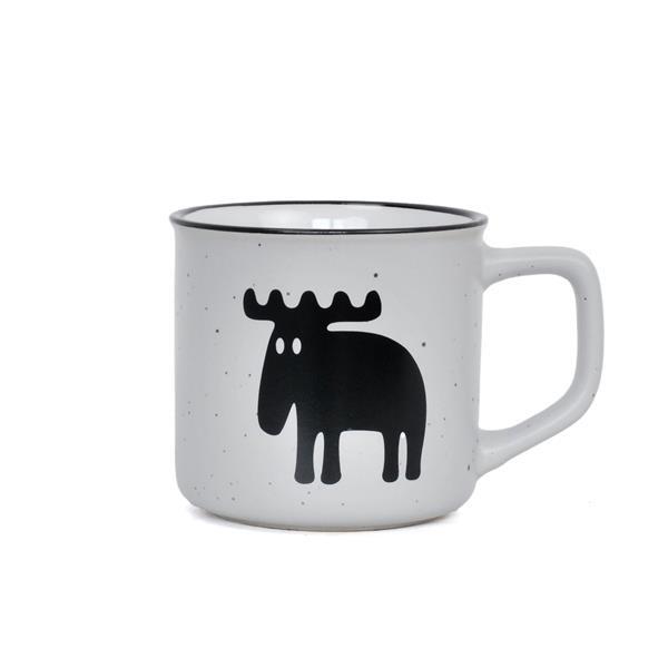Mugg Älg Pastel, grå