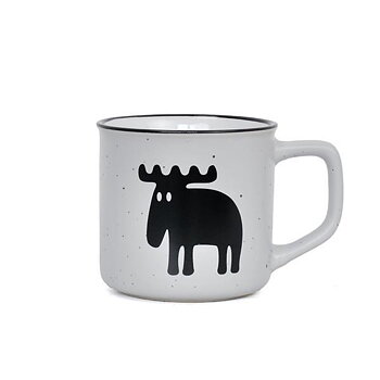 Mugg Älg Pastel, grå