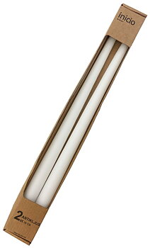 Antikljus Vit 38 cm 2 pack