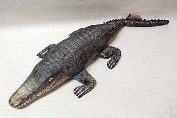Krokodil Saltvatten 118x32 cm