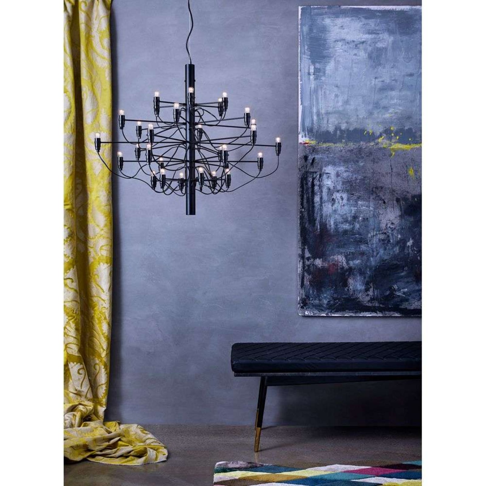 2097 Sarfatti Pendant 50 Black LED - In stock - FLOS - 6