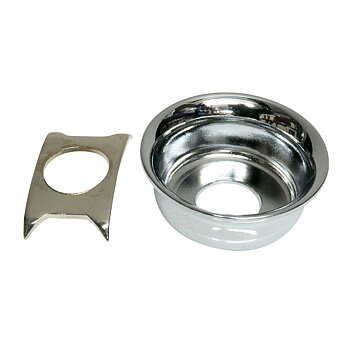 Jack Plate Telecaster Vintage Cup Style (Chrome)
