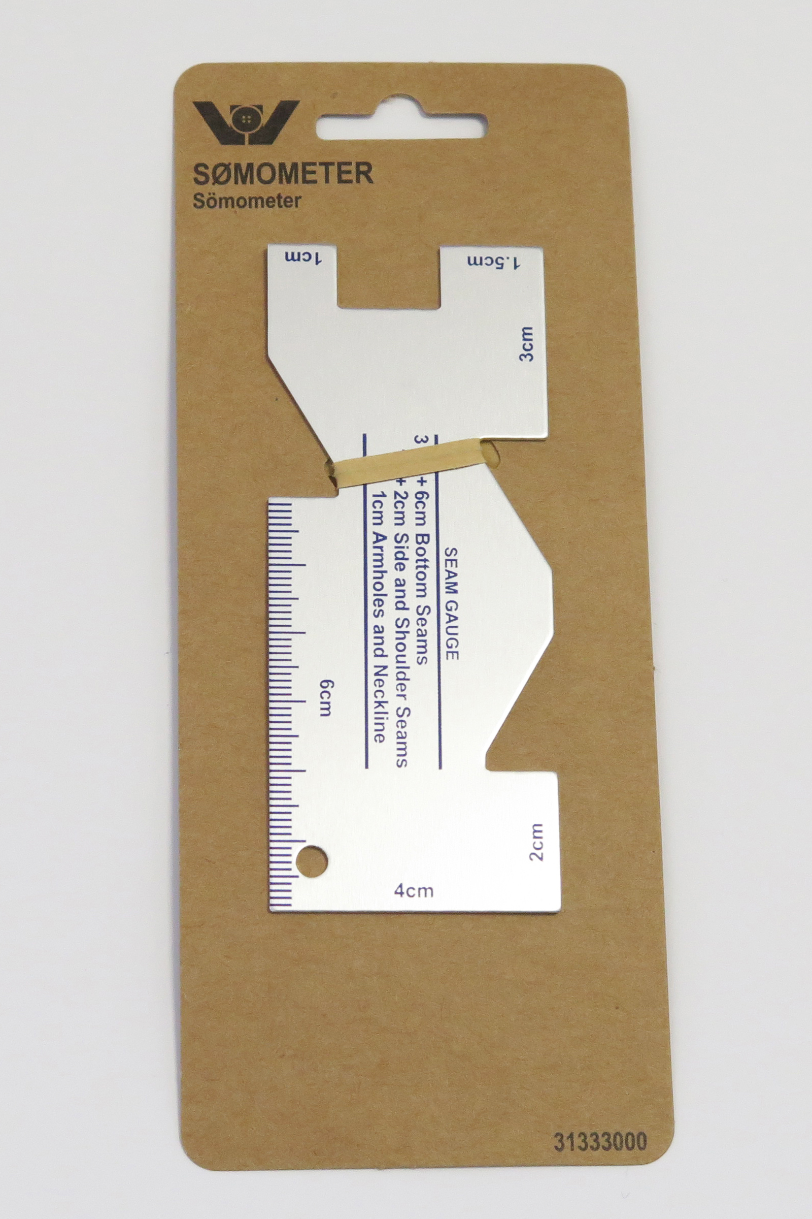 Sömometer, metall