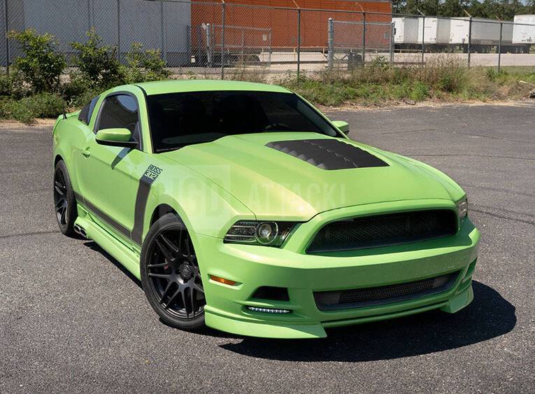 GT500 Style Aluminum Huv (MUSTANG 13-14) - 5
