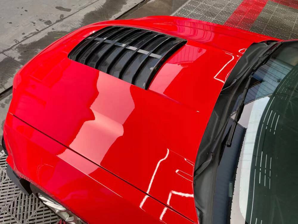 GT500 Style Aluminum Huv (MUSTANG 13-14) - 6