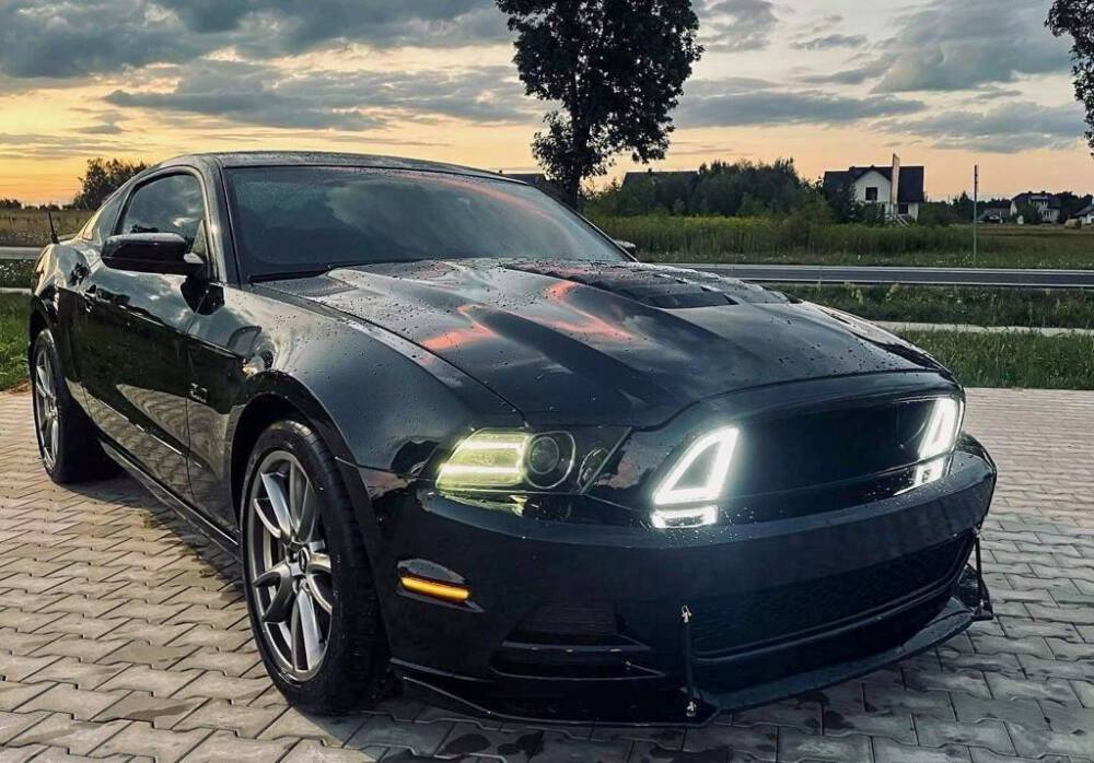 GT500 Style Aluminum Huv (MUSTANG 13-14) - 2