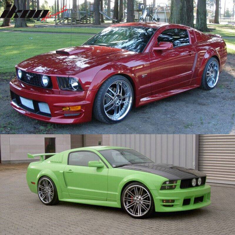 RACER Style Stötfånfare Fram - Kitt (MUSTANG 05-09 V6) - 2
