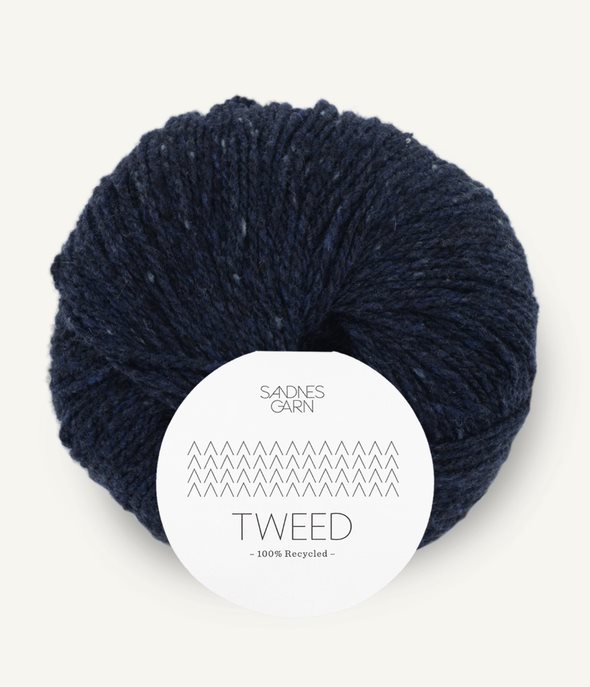 Tweed Sandnes - Marinblå