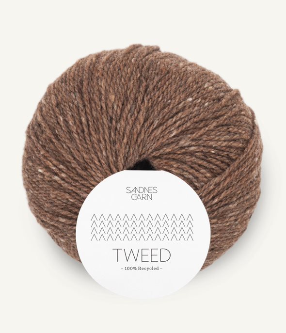 Tweed Sandnes - Brun