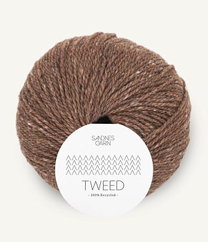 Tweed Sandnes - Brun