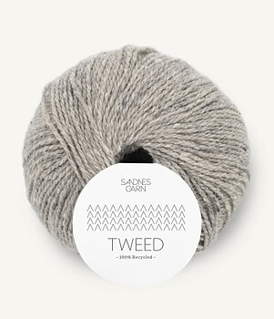 Tweed Sandnes - Ljus grå