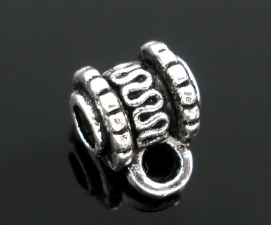 Connector /bail/Berlockhållare -Antiksilver 10mm