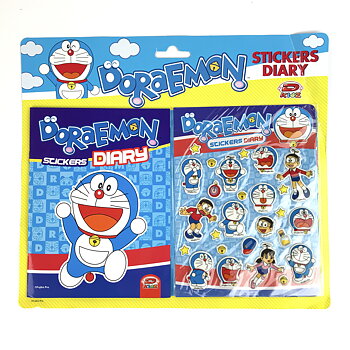 Doraemon Klistermärkes Album med klistermärken 26 st