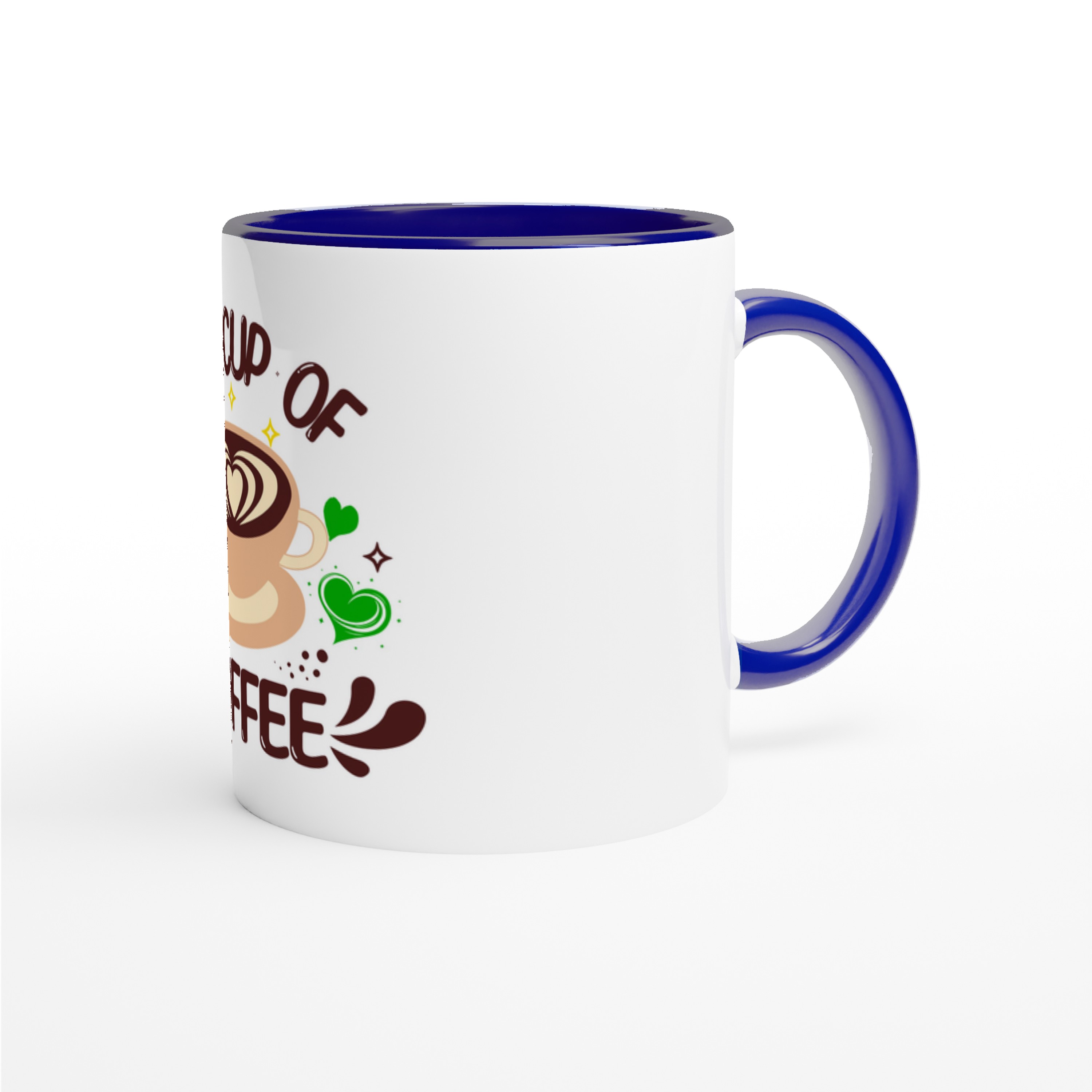 One Cup Of Coffee Mug  White - 3