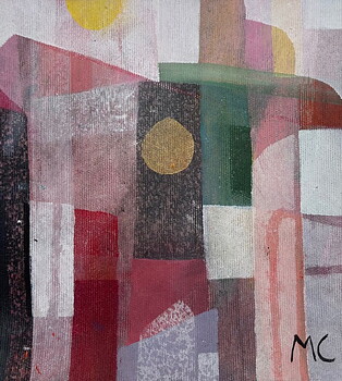 "Couleur 10", tavla akrylmålning orginal
