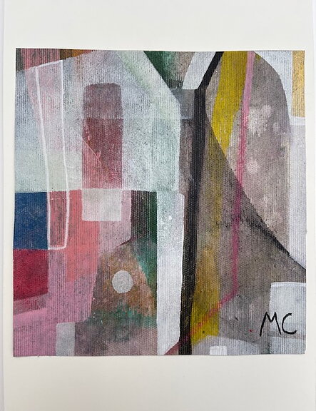 "Couleur 6", tavla akrylmålning orginal