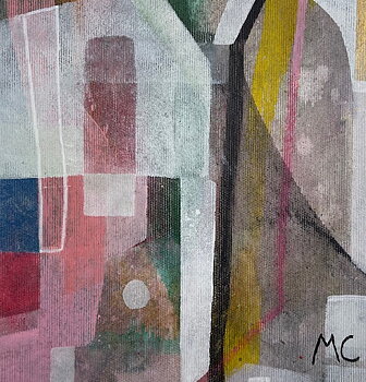 "Couleur 6", tavla akrylmålning orginal