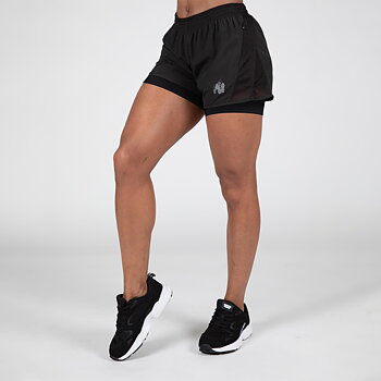 Portland 2-In-1 Shorts, black