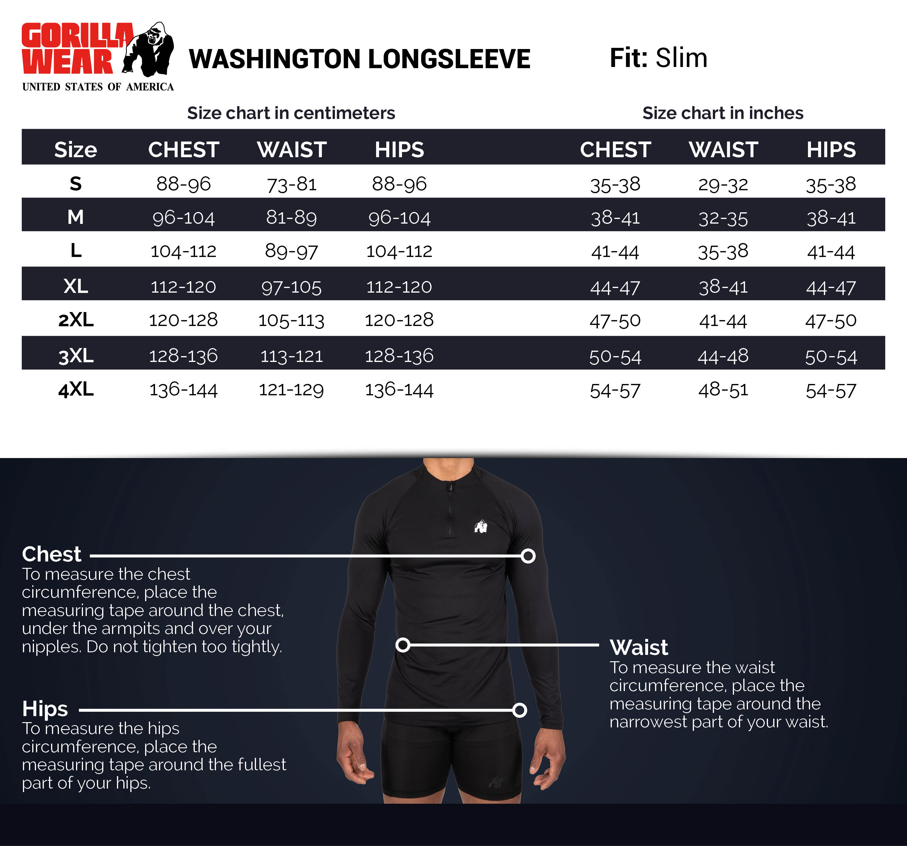Washington Long Sleeve, black - 3