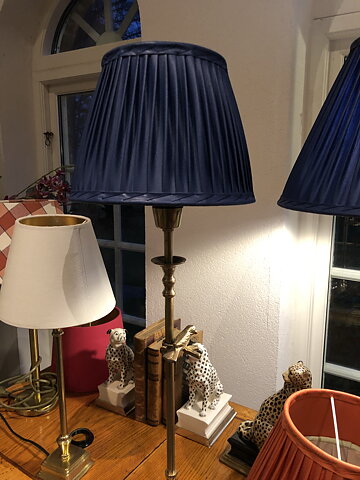 Blå veckad skärm