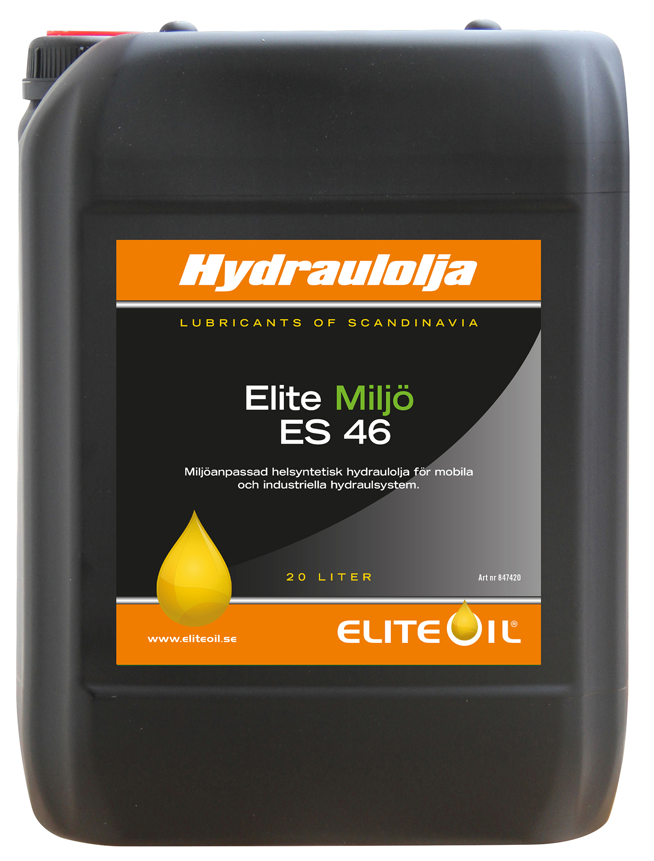 ELITE HYDRAULOLJA MILJÖ ES 46 20 LITER