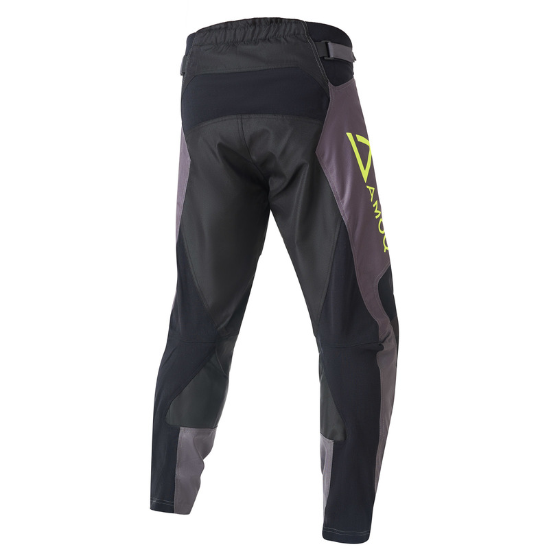 AMOQ Ascent Crossbyxor Grå/Svart/HiVis - 2