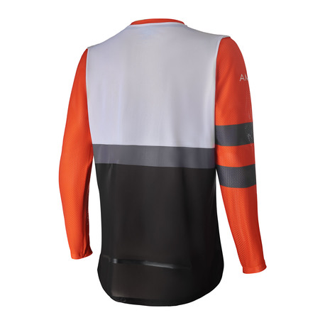 AMOQ Airline Mesh Crosströja Orange/Vit - 2