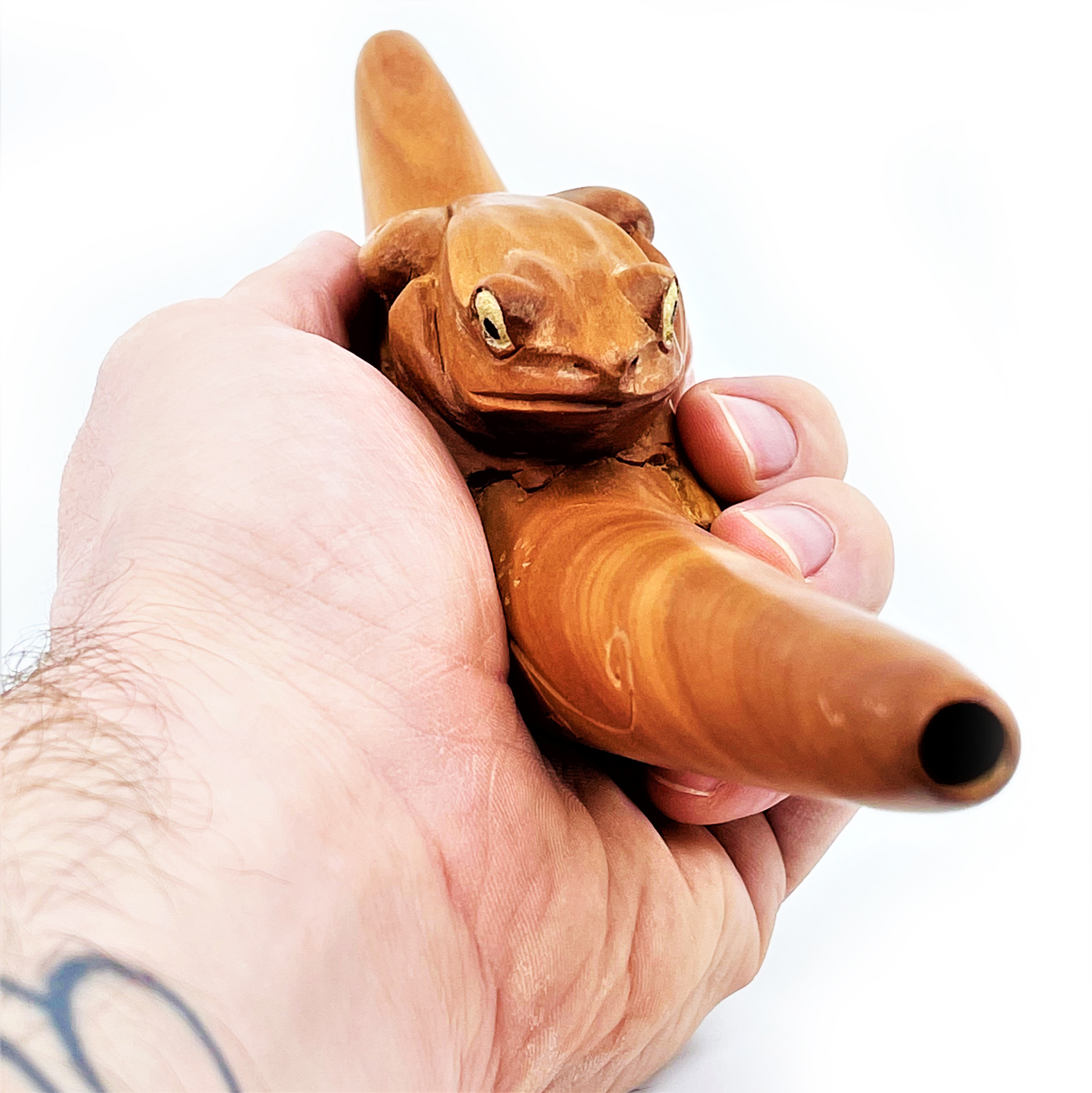 Kambo Frog Tepi - Sawo Wood - 5
