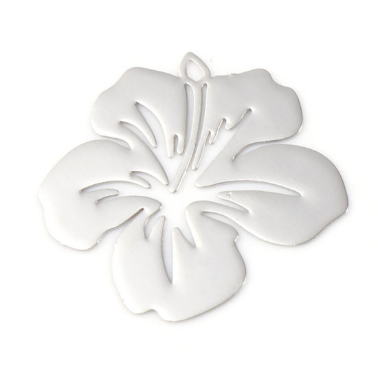 Charm Flower Silver 21mm