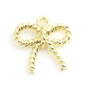 Charm Bowknot Gold rope