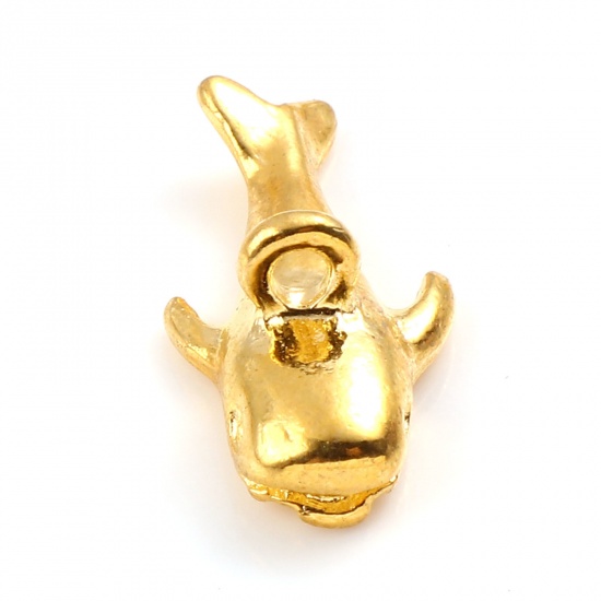 Charm - wale 3D gold
