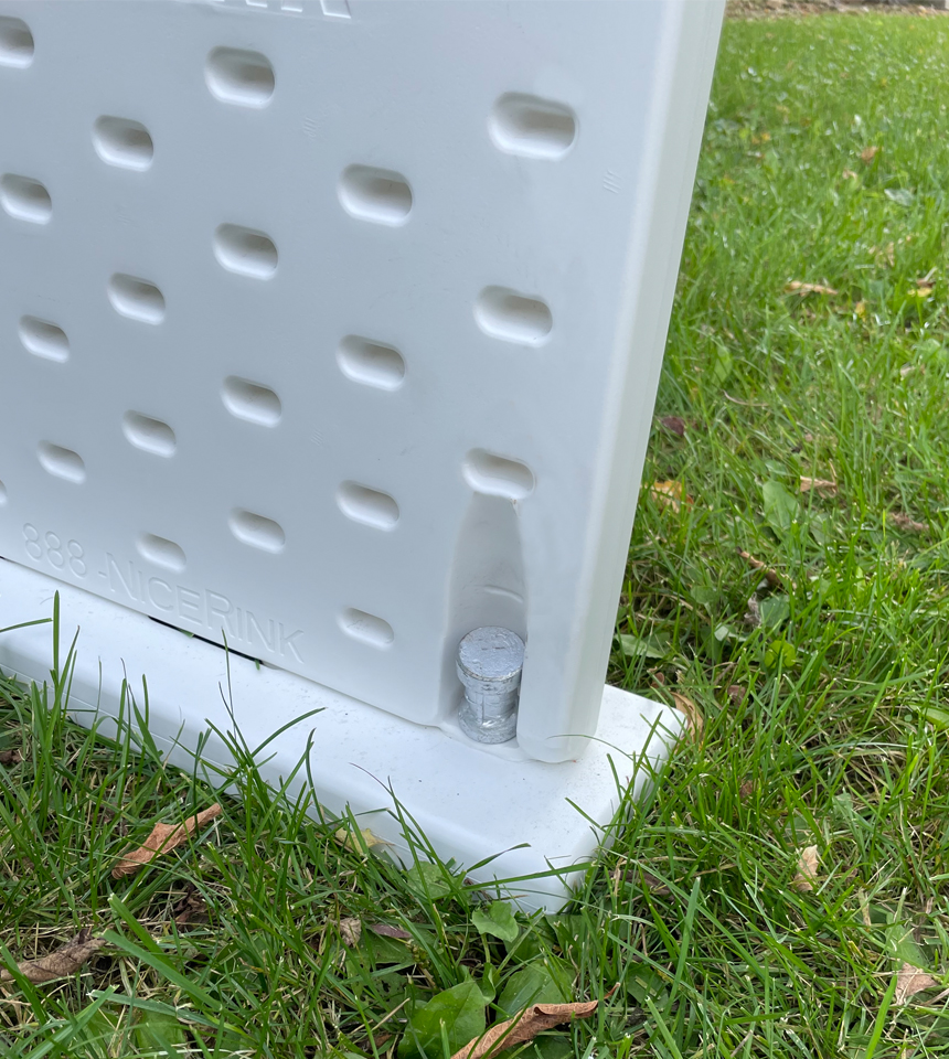 Plastsarg hög - 10