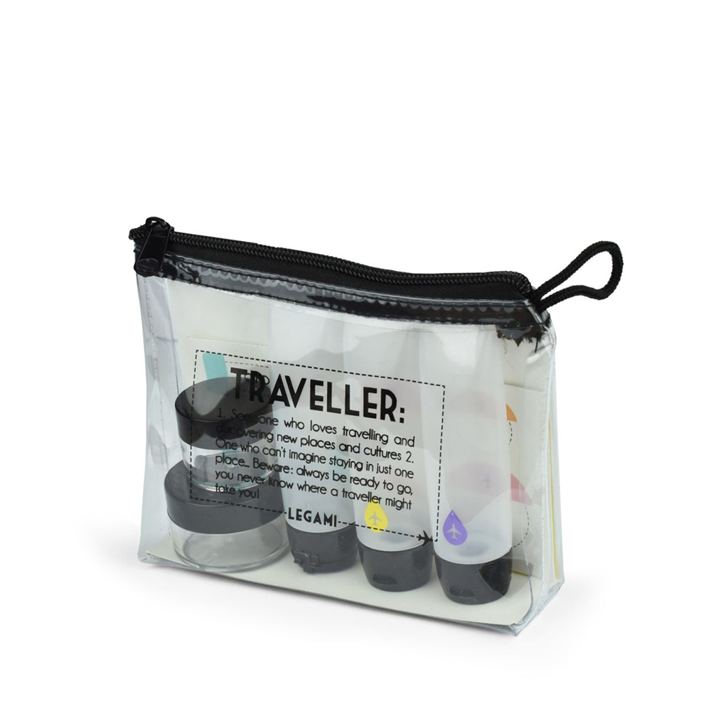 Transparent mininecessär - LEGAMI Traveller Set - 2