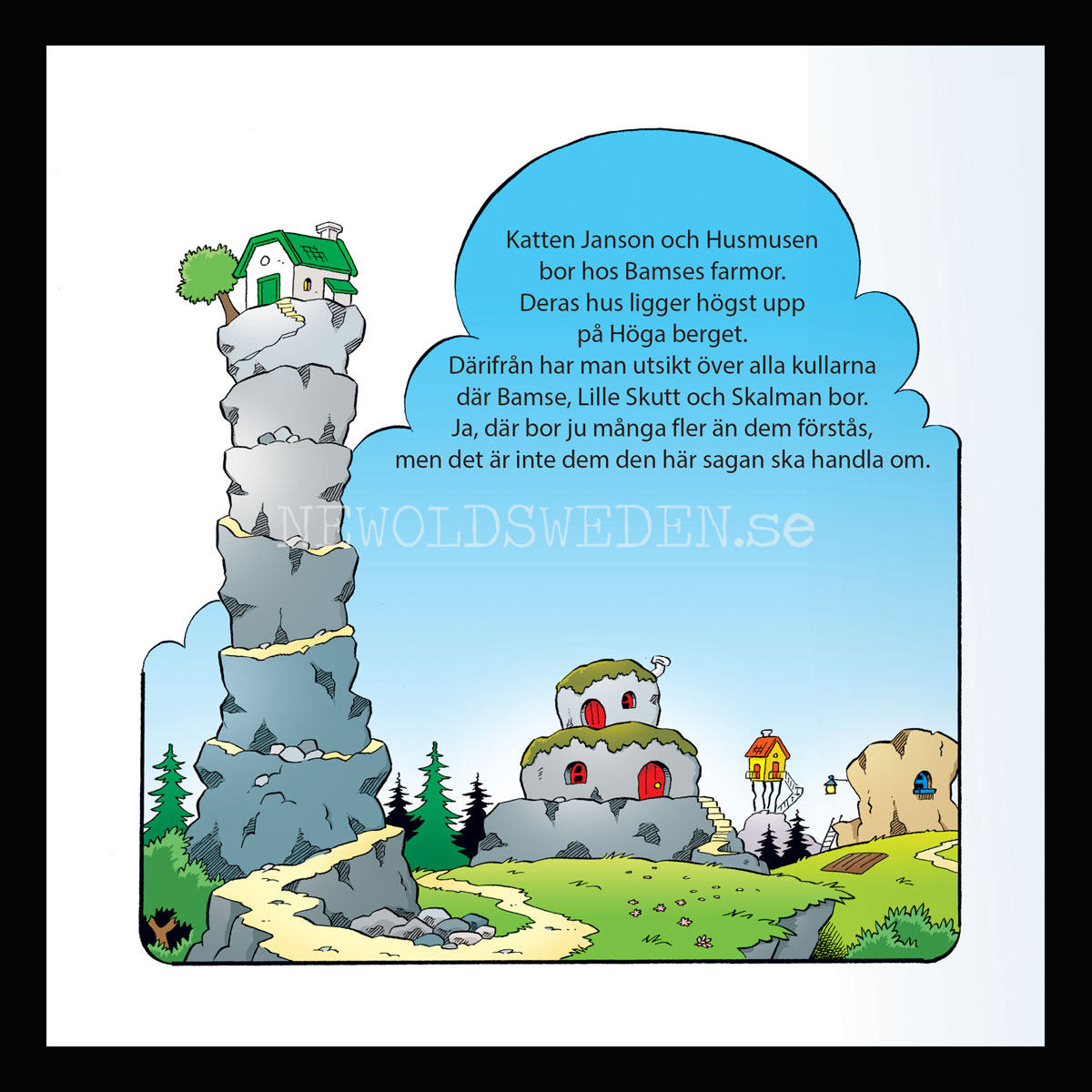Min lilla saga BAMSES KATTEN JANSONS GODNATTSTUND - H12 - 5