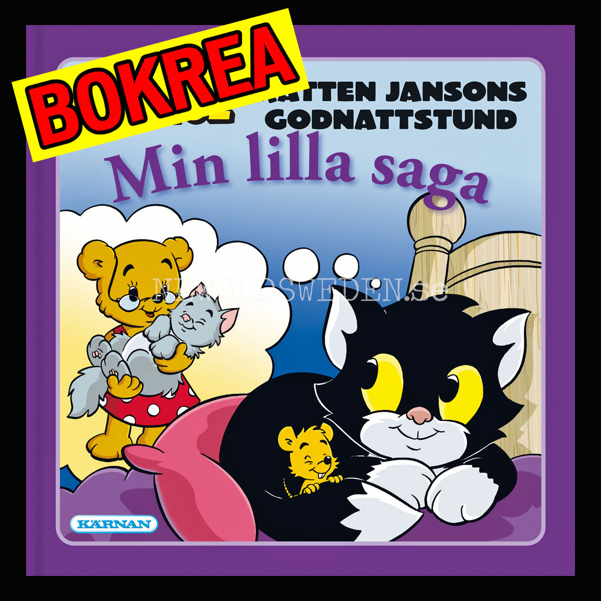 Min lilla saga BAMSES KATTEN JANSONS GODNATTSTUND - H12