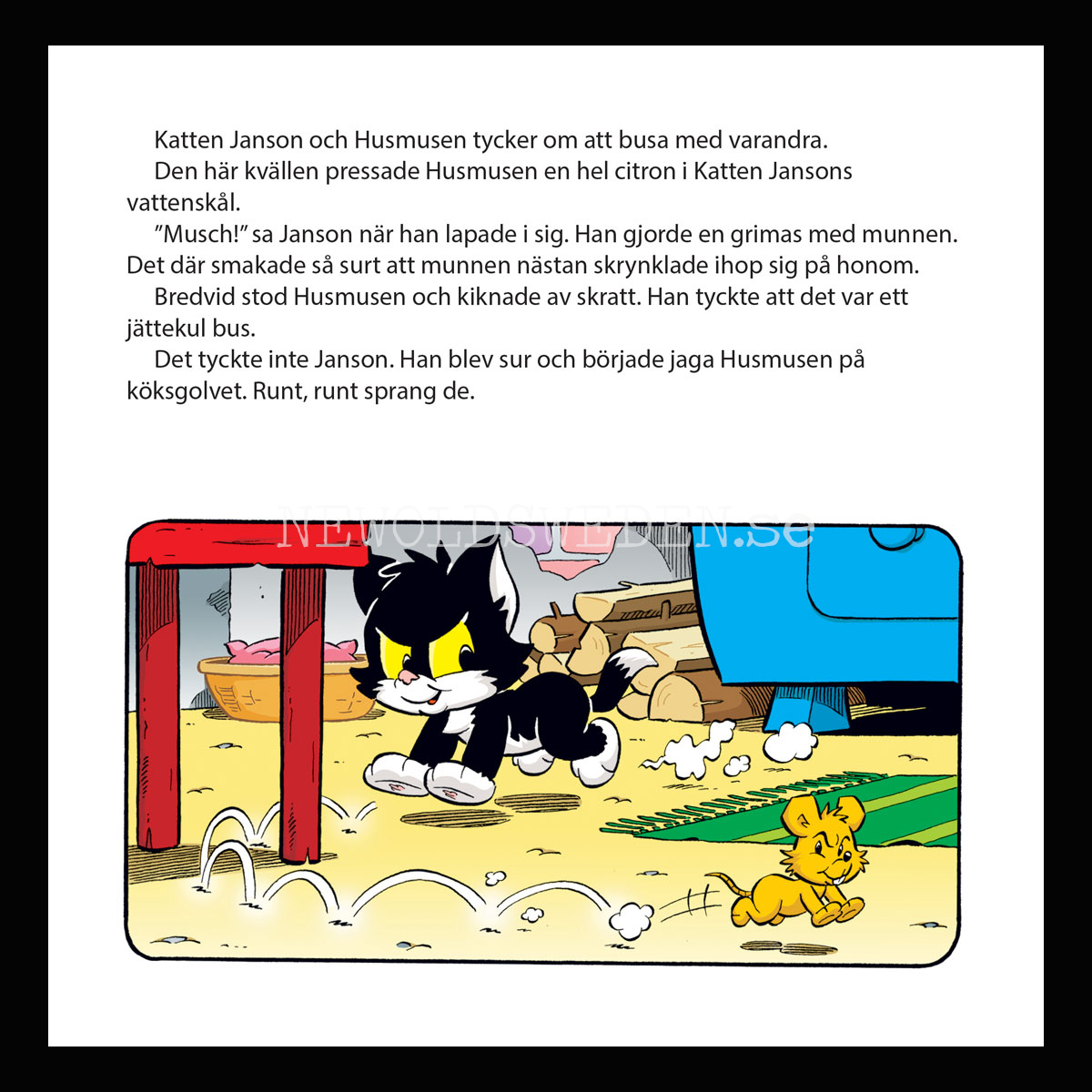 Min lilla saga BAMSES KATTEN JANSONS GODNATTSTUND - H12 - 6