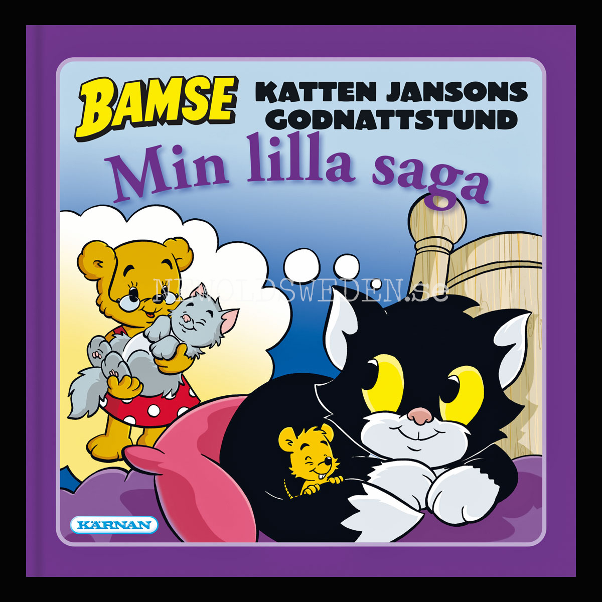 Min lilla saga BAMSES KATTEN JANSONS GODNATTSTUND - H12 - 2